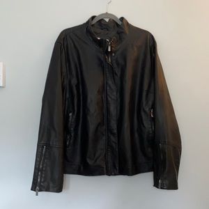 Faux Leather Jacket